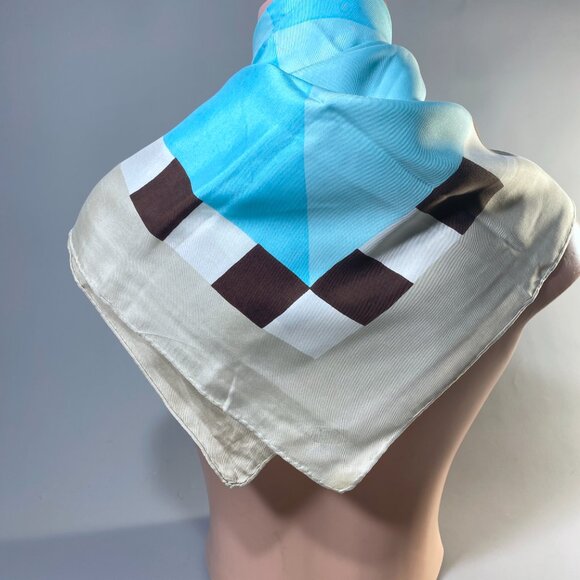 Vintage Yves Saint Laurent Abstract Silk Scarf - Picture 5 of 7